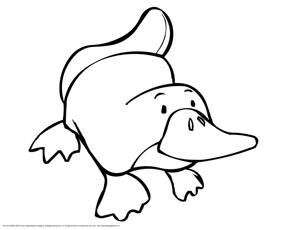 Perry the platypus coloring clipart panda