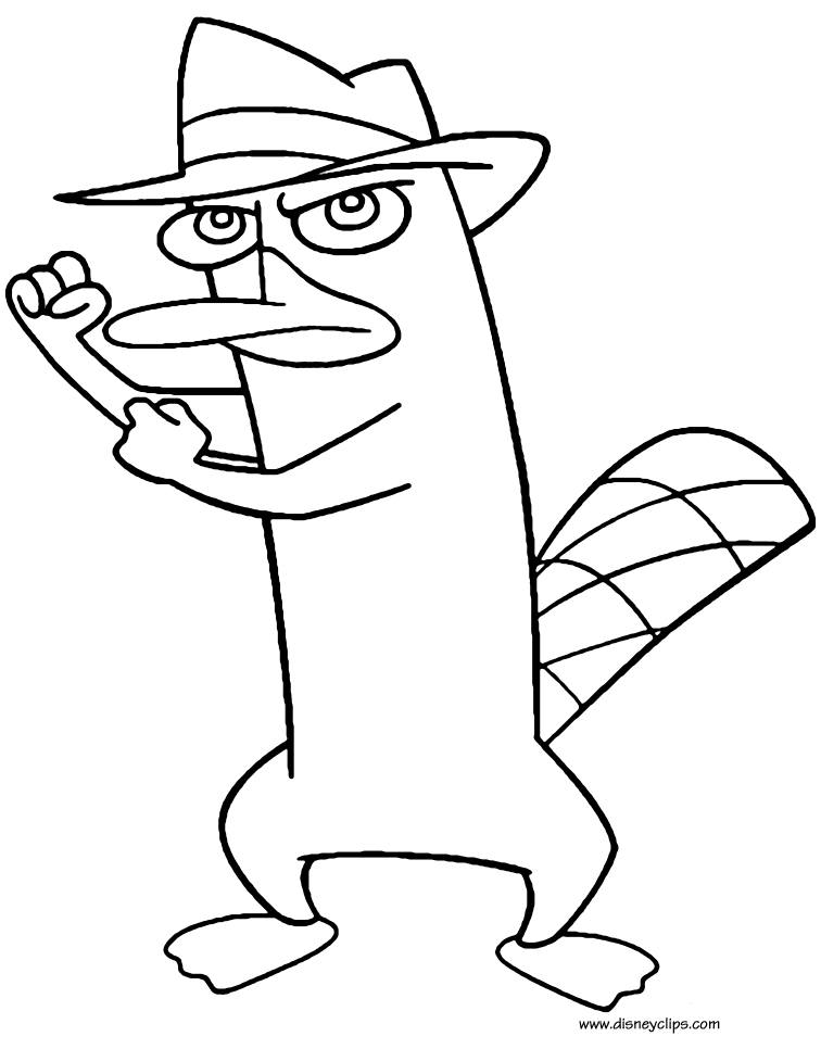 Phineas and ferb coloring pages