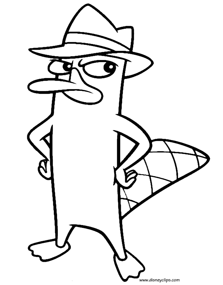 Phineas and ferb coloring pages