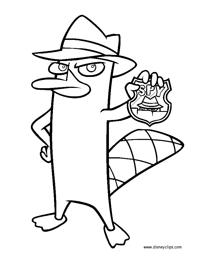 Phineas and ferb coloring pages