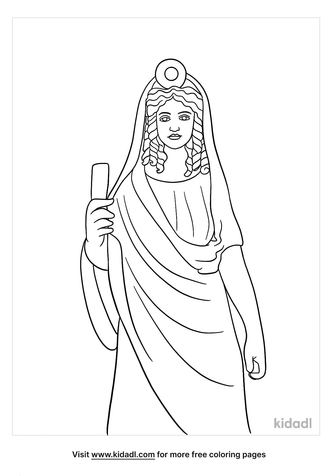 Free persephone coloring page coloring page printables