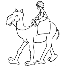 Top free printable camel coloring pages online