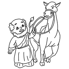 Top free printable camel coloring pages online