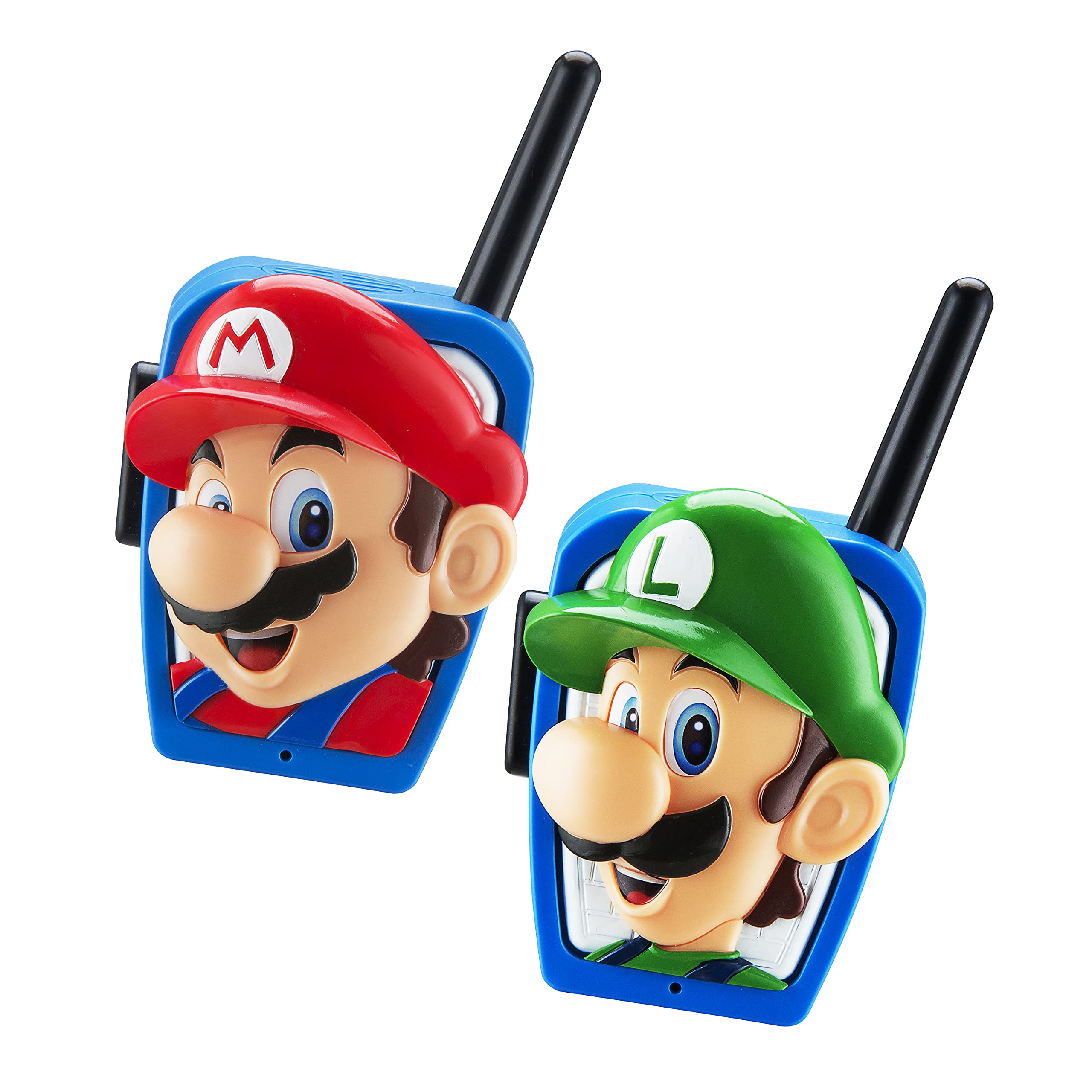 Super mario bros walkie talkies juguetes para niãos largo alcance radios de mano libres estãticas bidireccionales diseãados para juegos de interior o exterior para niãos de aãos en adelante