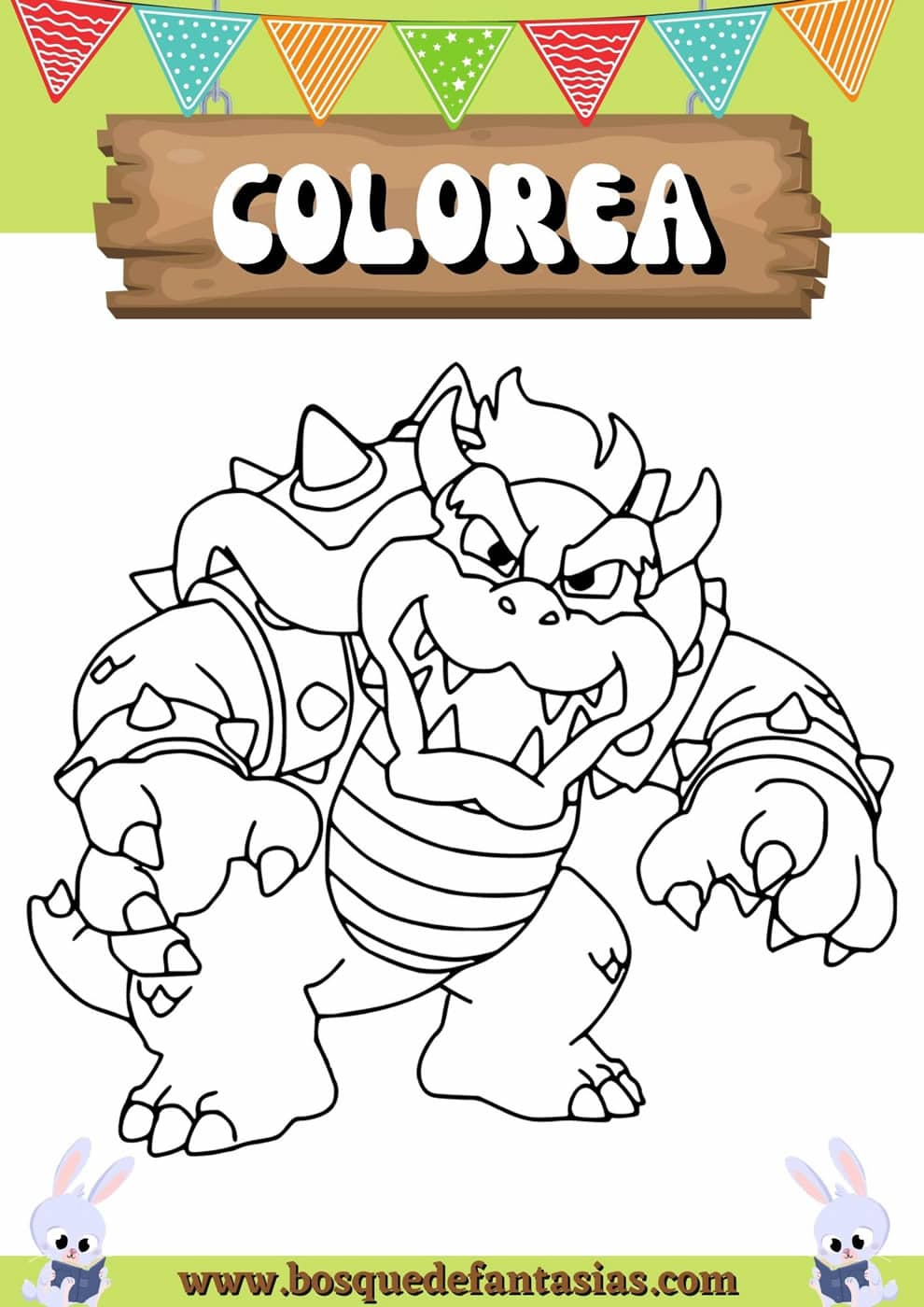 Dibujos de mario bros para niãos para colorear e imprimir