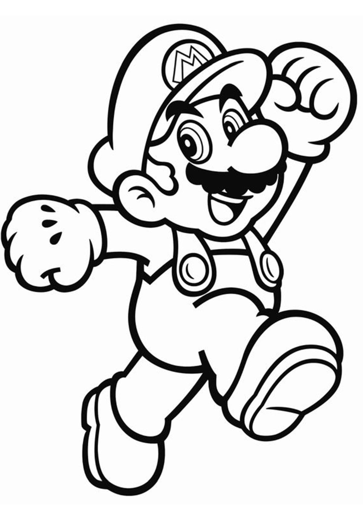 Mario para colorear ð