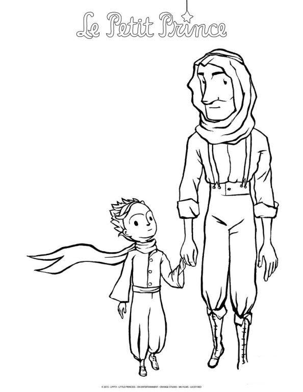 Coloring page the little prince kleine prins the little prince cool coloring pag coloring pag