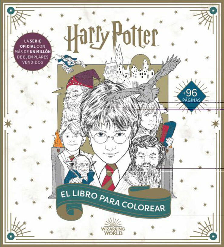 Harry potter el libro oficial para colorear