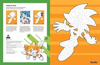 Sonic the hedgehog el libro oficial para colorear aavv office products