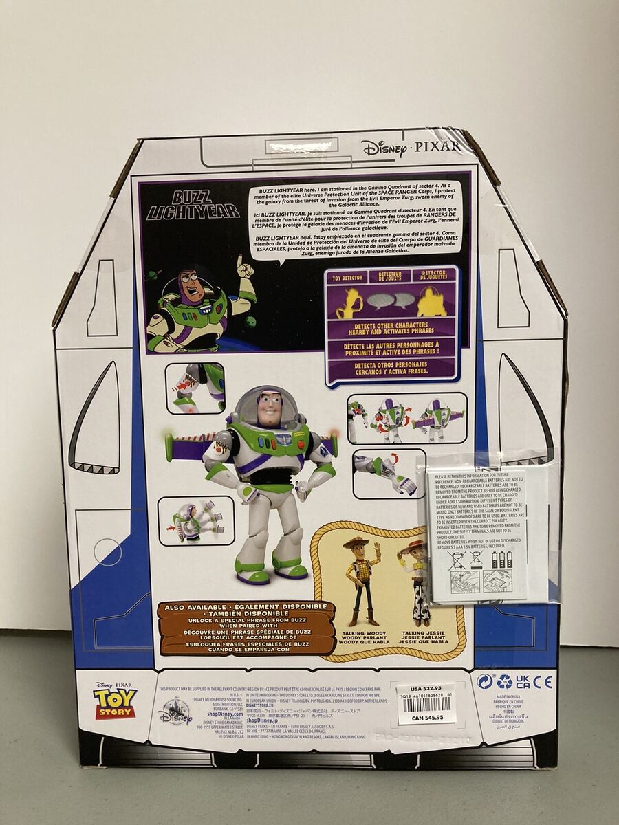 Disney buzz lightyear interactive talking action figure â toy story â