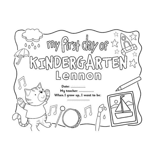 Personalized coloring pages llc