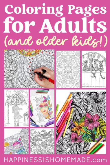 Free adult coloring pages