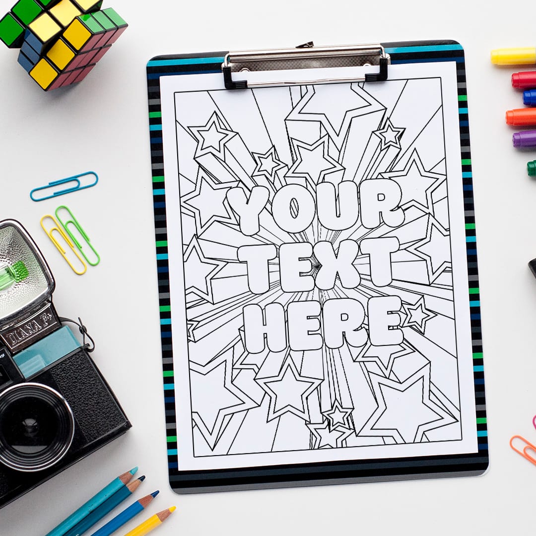 Custom coloring page from your message