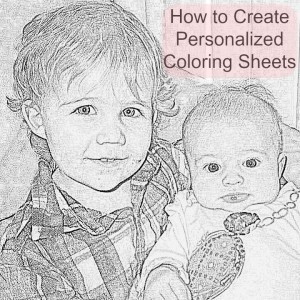 Free personalized coloring sheets diy