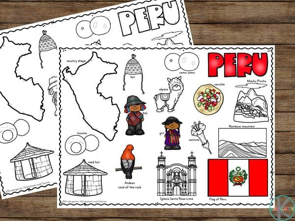 If you are interested in learning about the major sites landmarks and features of peru for kids you will love theâ geography for kids peru world thinking day