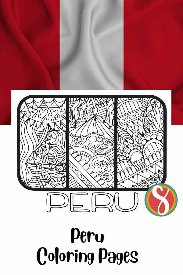 Peru flag coloring page in flag coloring pages coloring pages free coloring pages