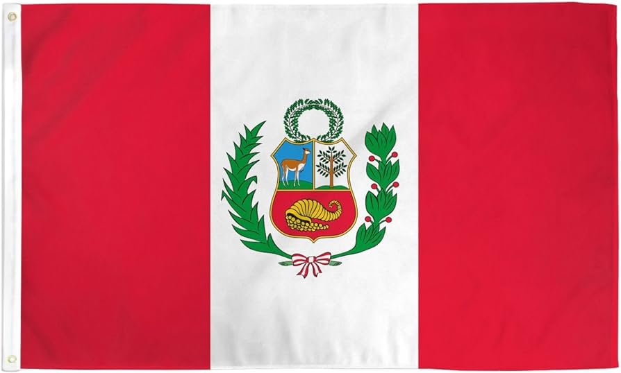 X peru flag peruvian banner south american country pennant outdoor x patio lawn garden