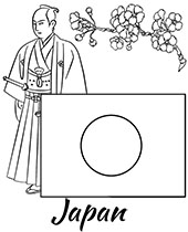 Flag of peru coloring page to print