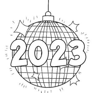 Happy new years coloring pages printable for free download