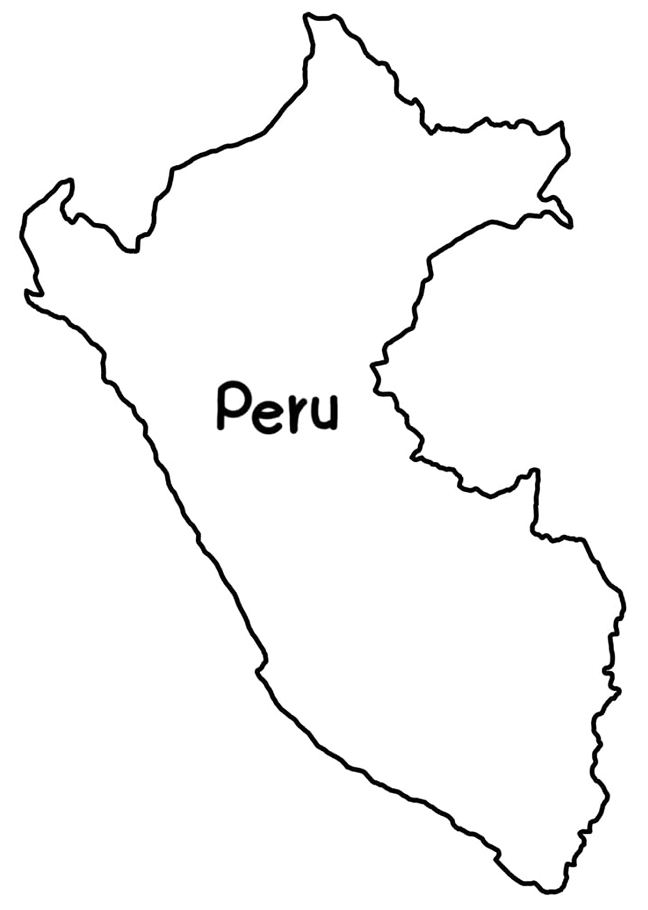 Peru coloring pages