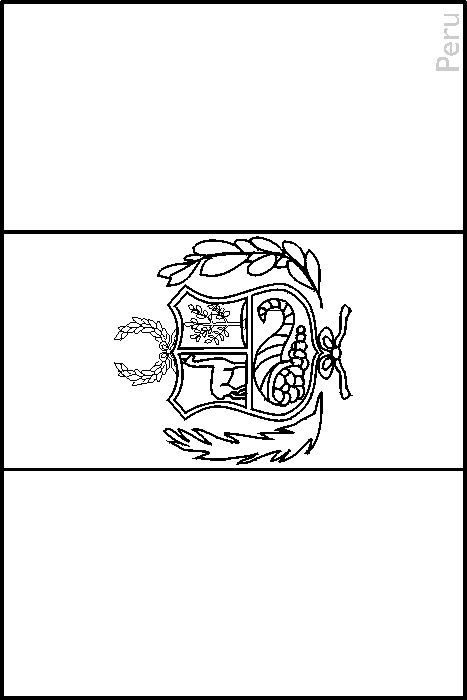 Color the peru flag flag coloring pages peru flag peruvian flag