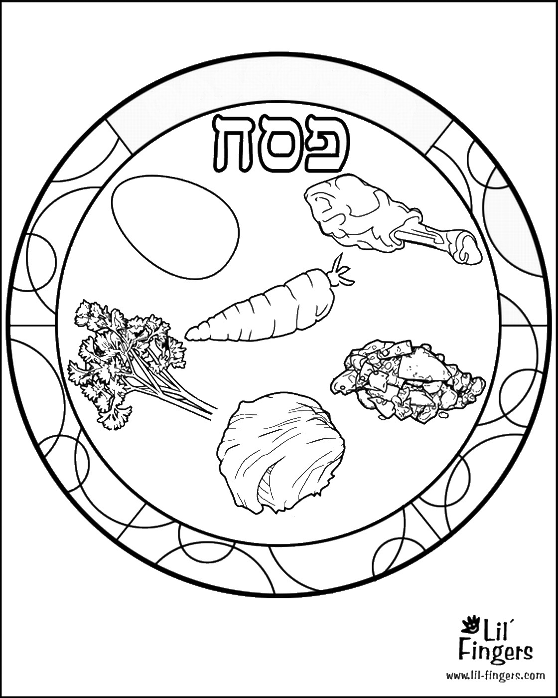 Passover coloring pages