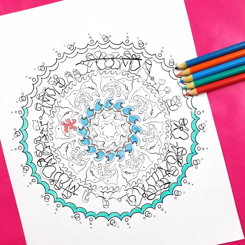 Passover coloring page for adults