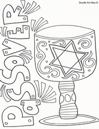 Passover coloring pages