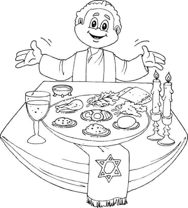 Passover coloring pages printable for free download