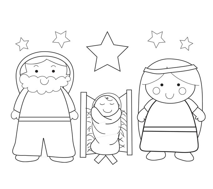 Pesebres para colorear manualidades navidad infantil pãginas para colorear de navidad