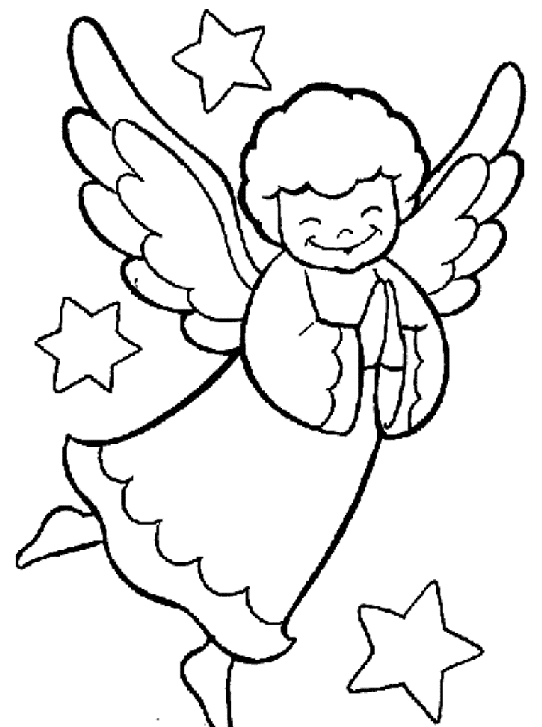 Download free coloring pages for christmas angel or print free angeles para colorear ãngeles de navidad pesebres para colorear