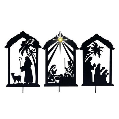 Christmas supplies shadow stakes festive weddings seasonal display black