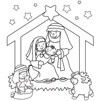 Nativity coloring page pesebres para colorear navidad preescolar dibujos de navidad para imprimir