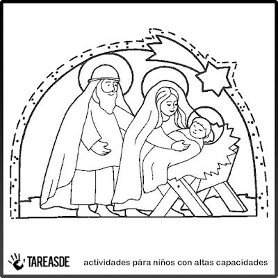 Dibujo de pesebre para colorear e imprimir pesebres para colorear imprimir sobres nacimiento de cristo