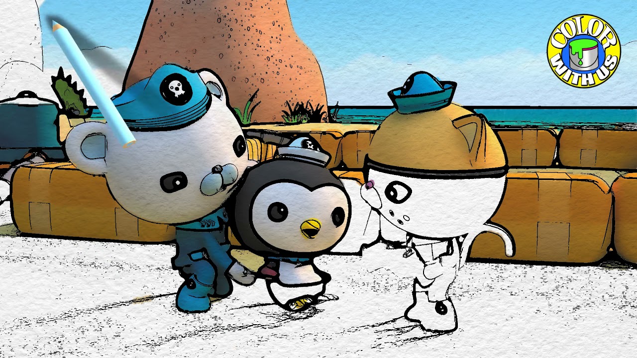 Peso story octonauts coloring sheet