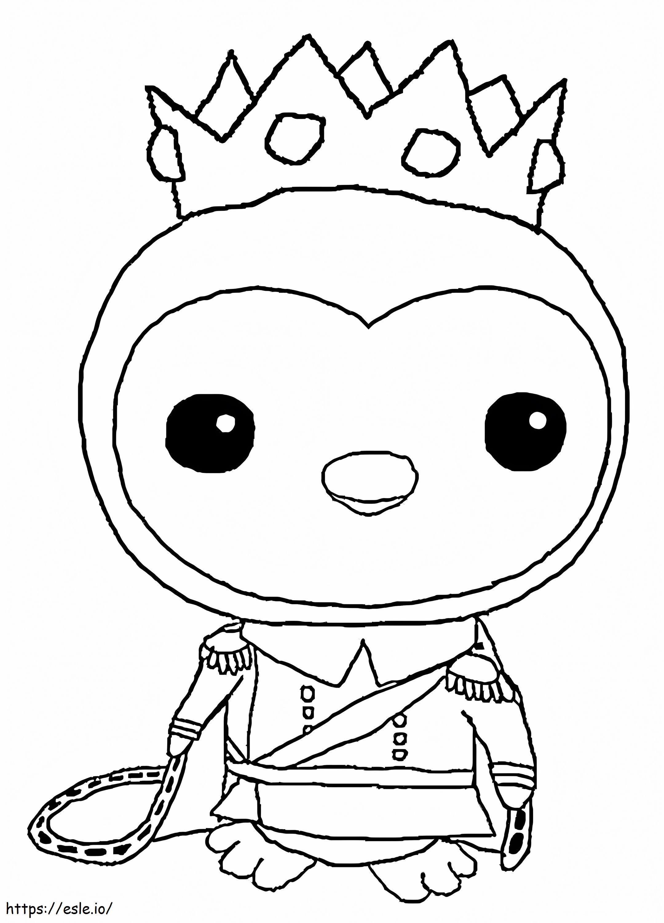 Octonauts del peso reina coloring page