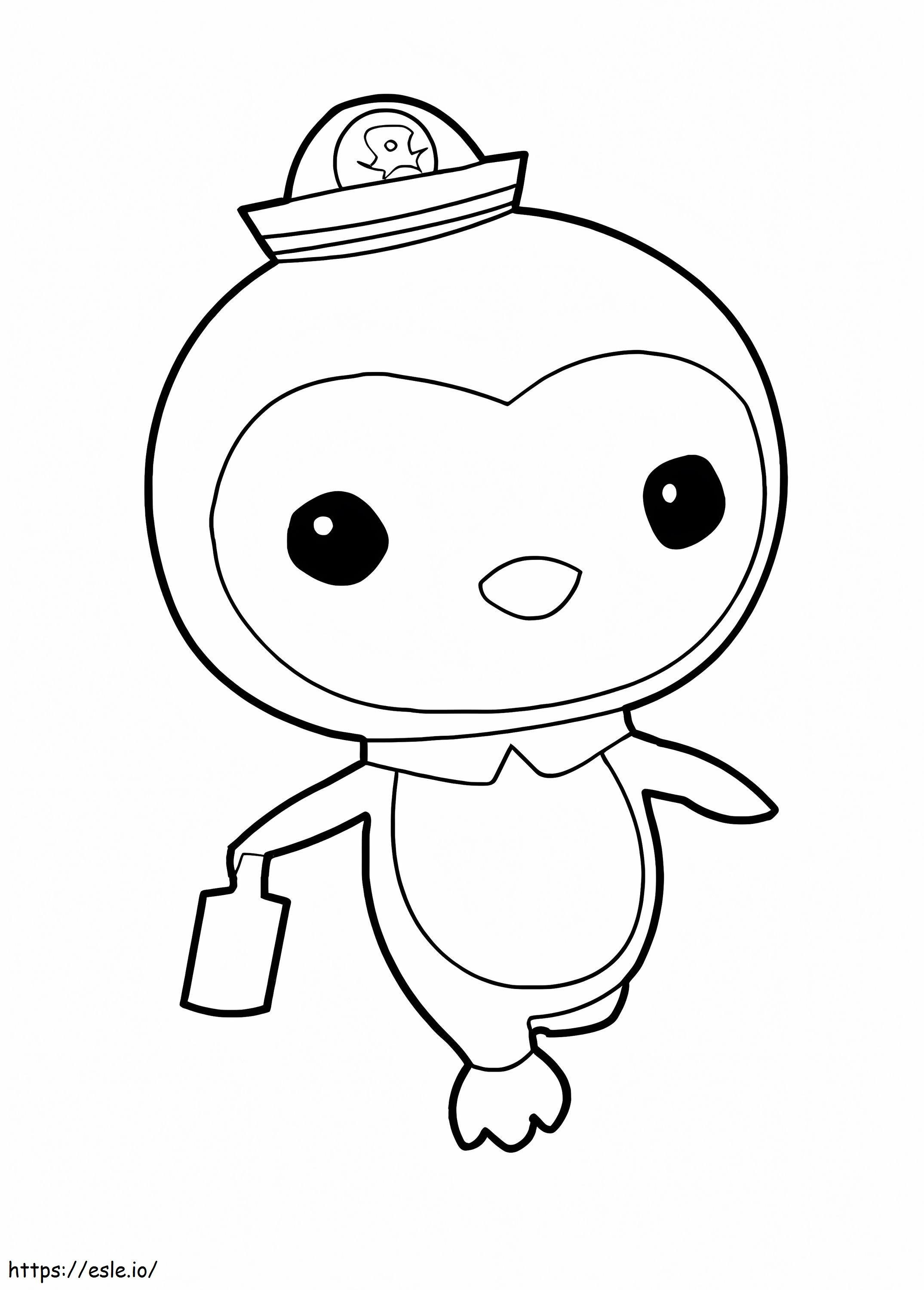 Octonauts of the simple peso coloring page