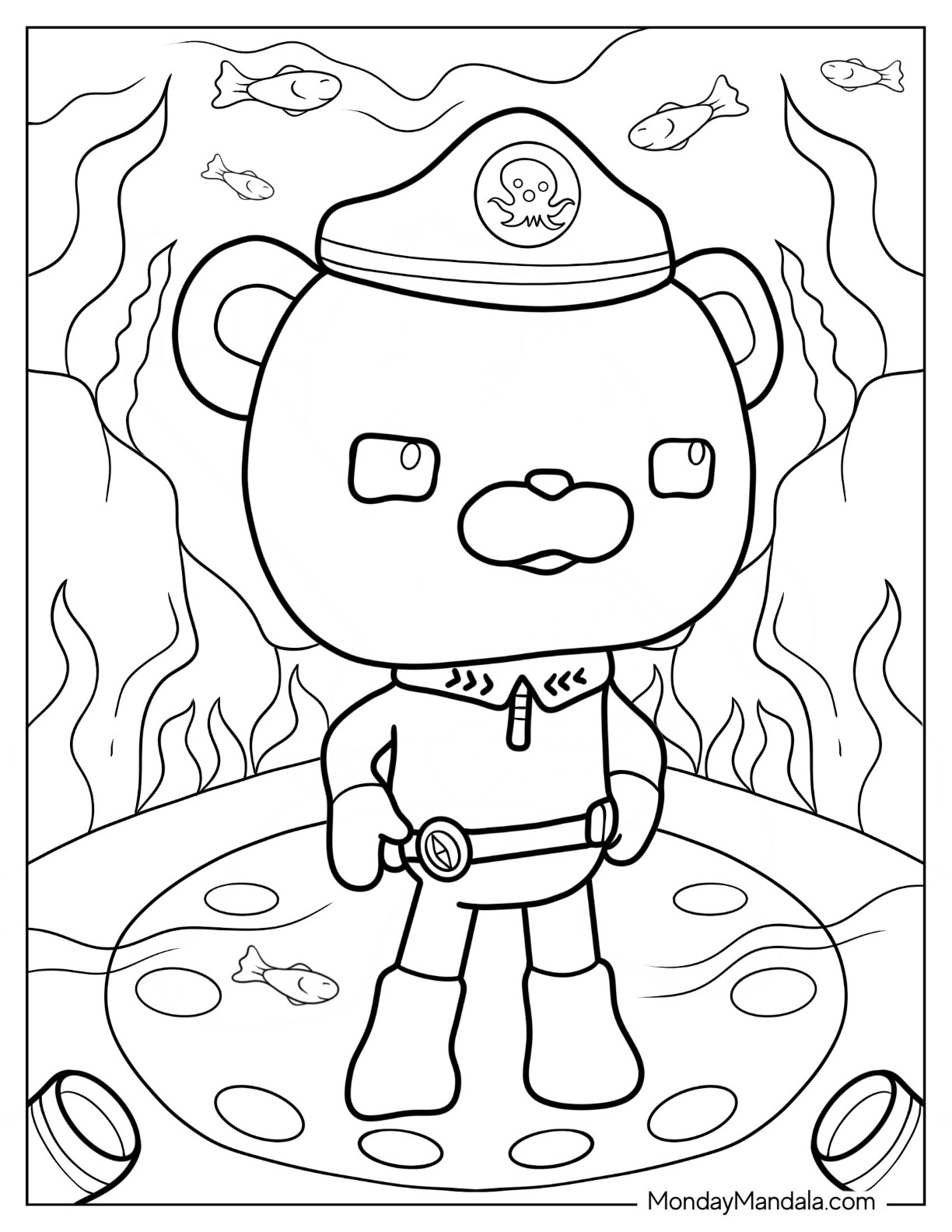 Octonauts coloring pages free pdf printables