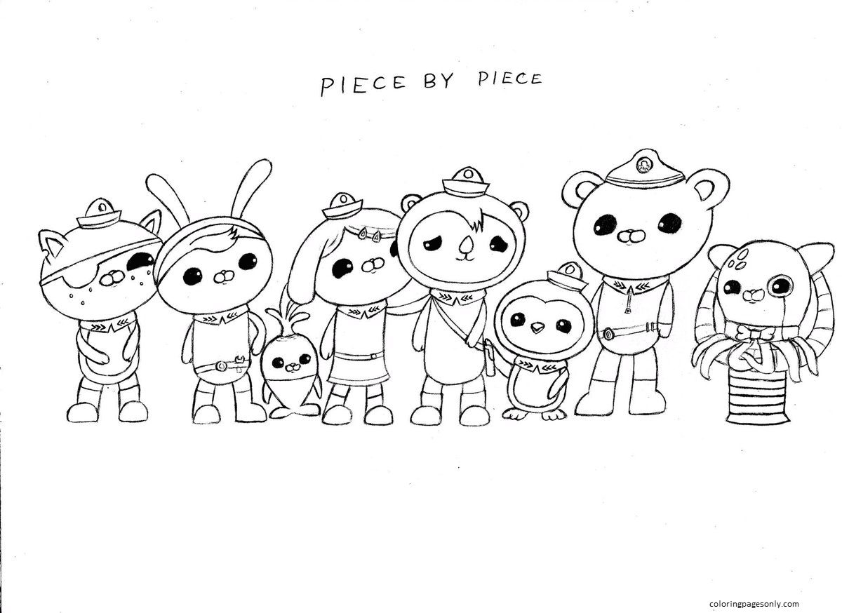 Octonauts coloring pages