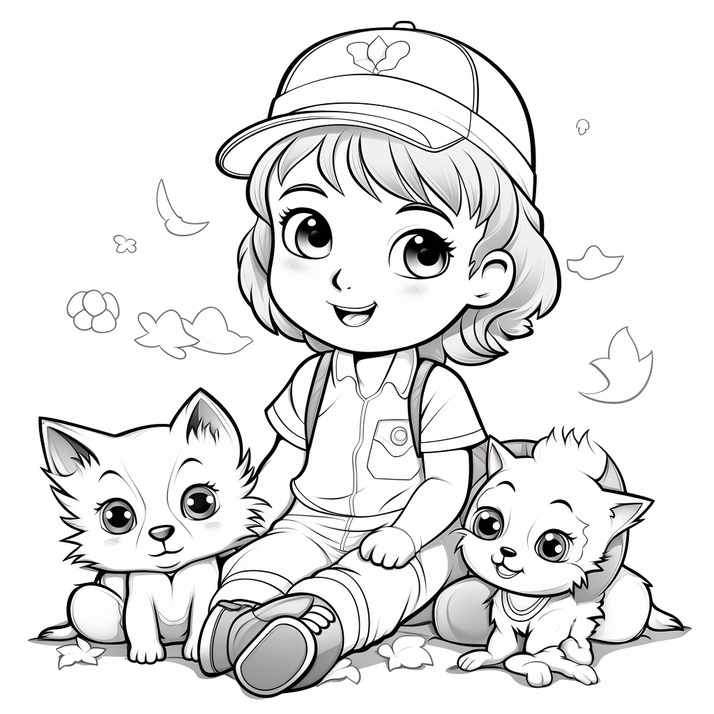 Pet coloring pages