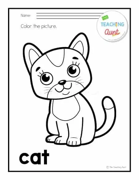 Pet animals coloring pages