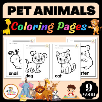 Pet animals coloring pages i coloring pages for preschool pet craft activities