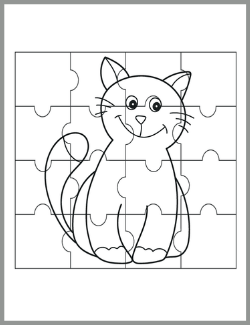 Coloring pages and puzzles for kids