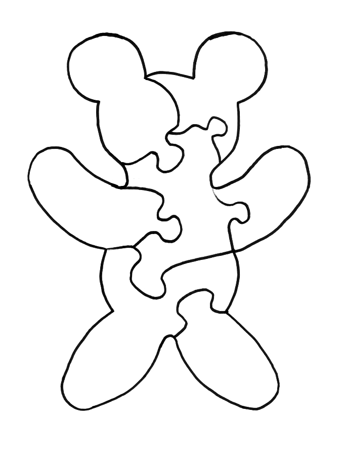 Puzzle coloring pages