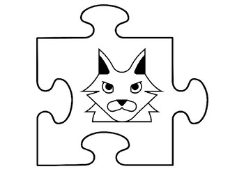 Cat breeds art activity jigsaw puzzle coloring pages distance learning