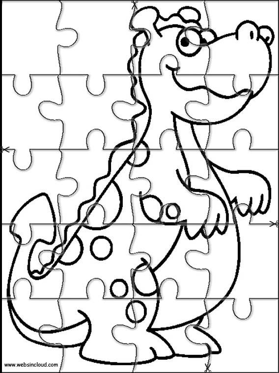 Printable jigsaw puzzles to cut out for kids animals coloring pages color puzzle puzzles for kids coloring pages