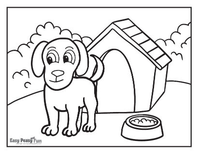 Dog coloring pages