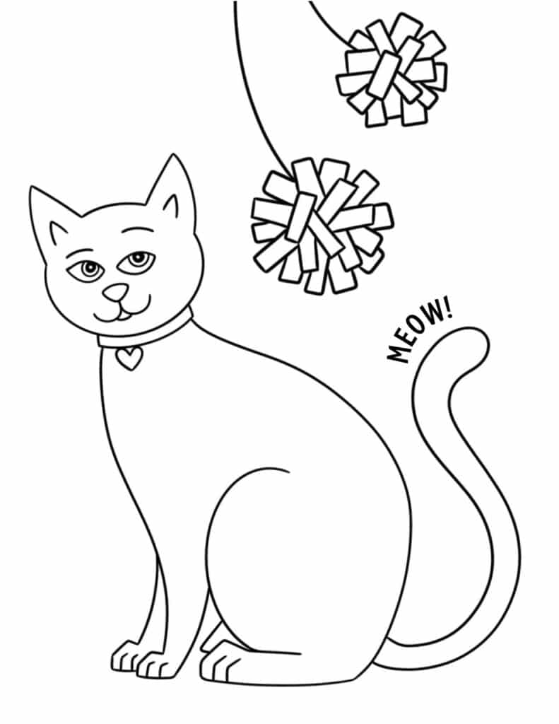 Free pet coloring pages â the hollydog blog