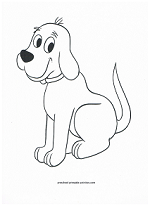 Dog coloring page