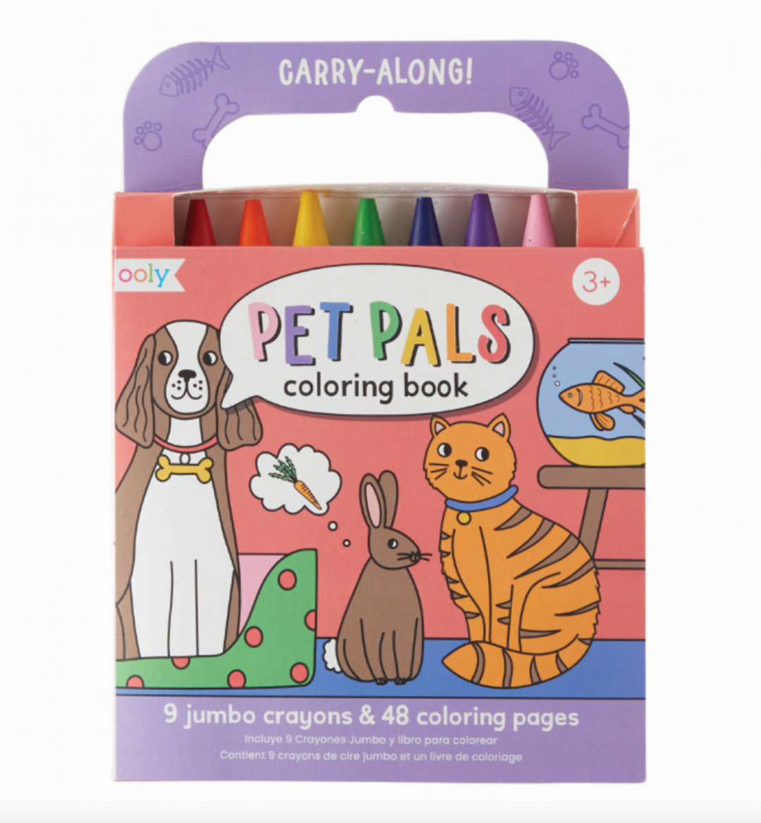 Ooly carry along crayon coloring book kit